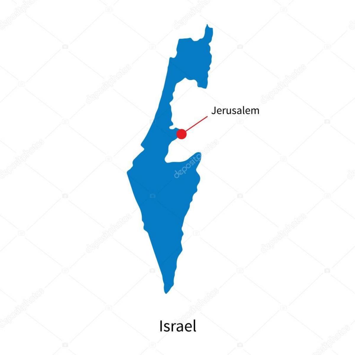 Carte de la capitale israélienne